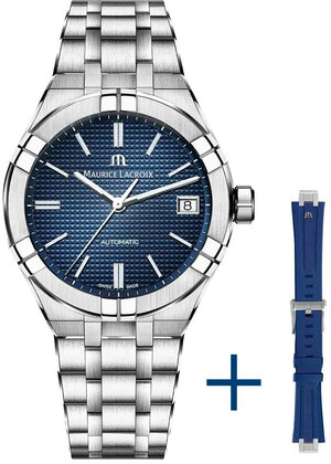 Часы Maurice Lacroix AIKON Automatic AI6007-SS00F-430-C + ремешок