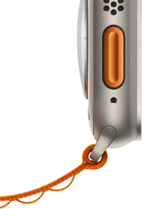 Смарт-годинник Apple Watch Ultra GPS + Cellular 49mm Titanium Case with Green Alpine Loop M (MQFN3UL/A)