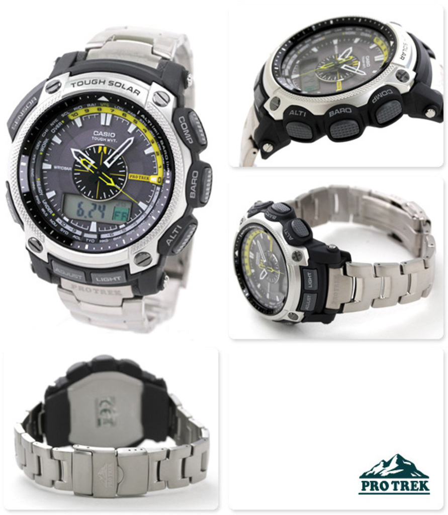Часы Casio PRO TREK PRW-5000T-7ER